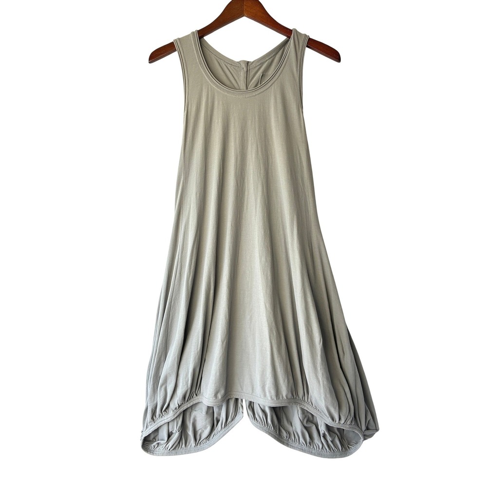 Rundholz Black Label Gray Sleeveless Avant Garde Bubble Hem Lagenlook Dress S